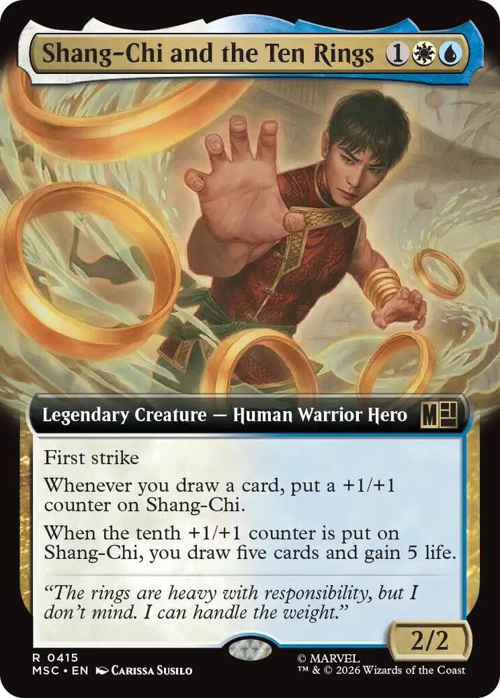 Shang Chi and the Ten Rings Extended Art 415 (Commander: Marvel Super Heroes)  - Extended Art | Good Games Adelaide SA