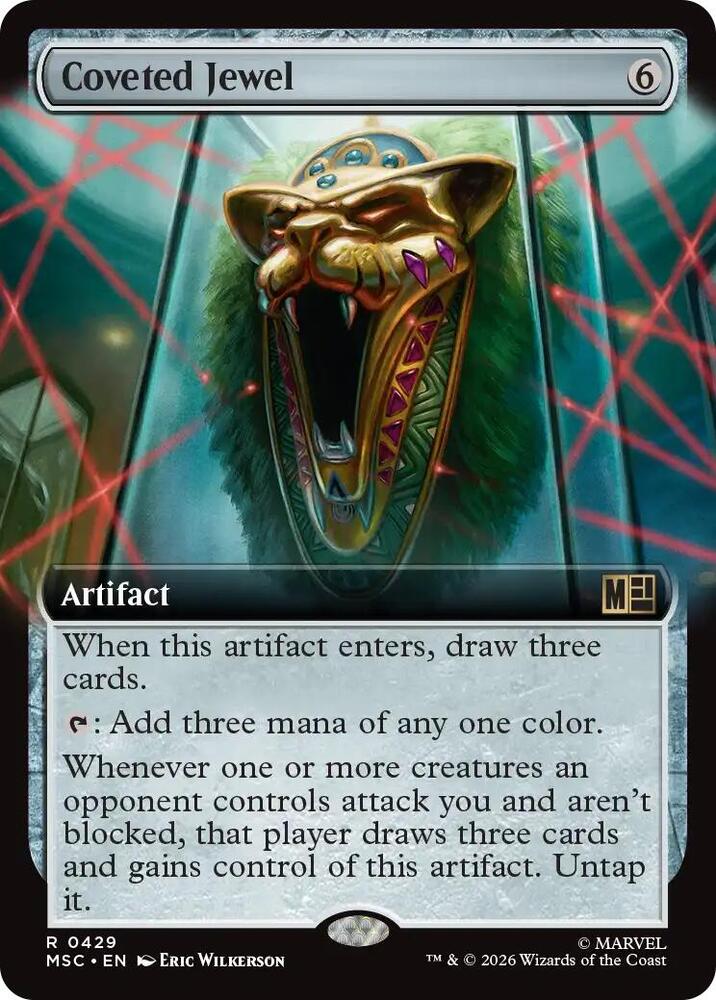 Coveted Jewel Extended Art 429 (Commander: Marvel Super Heroes)  - Extended Art | Good Games Adelaide SA
