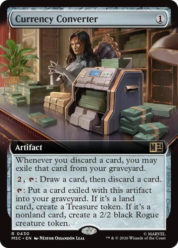 Currency Converter Extended Art 430 (Commander: Marvel Super Heroes)  | Good Games Adelaide SA