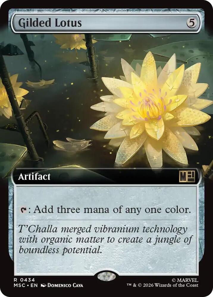 Gilded Lotus Extended Art 434 (Commander: Marvel Super Heroes)  - Extended Art | Good Games Adelaide SA