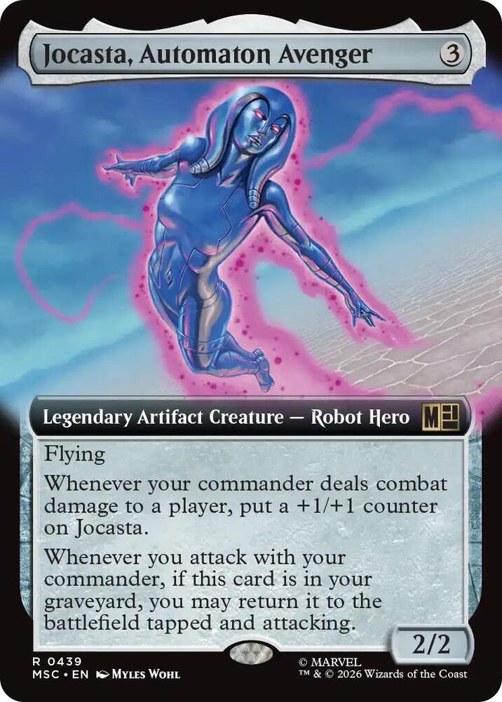 Jocasta Automaton Avenger Extended Art 439 (Commander: Marvel Super Heroes)  - Extended Art | Good Games Adelaide SA