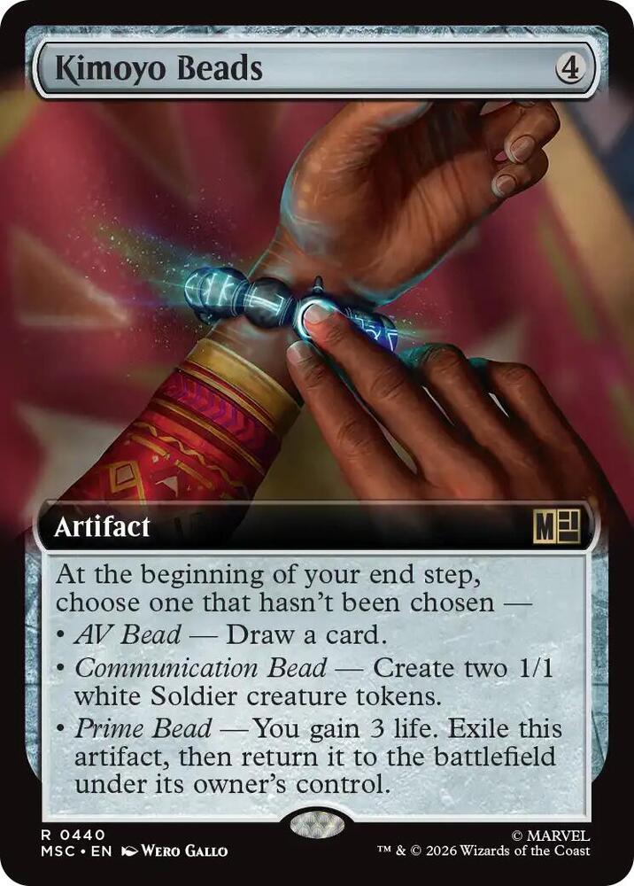 Kimoyo Beads Extended Art 440 (Commander: Marvel Super Heroes)  | Good Games Adelaide SA