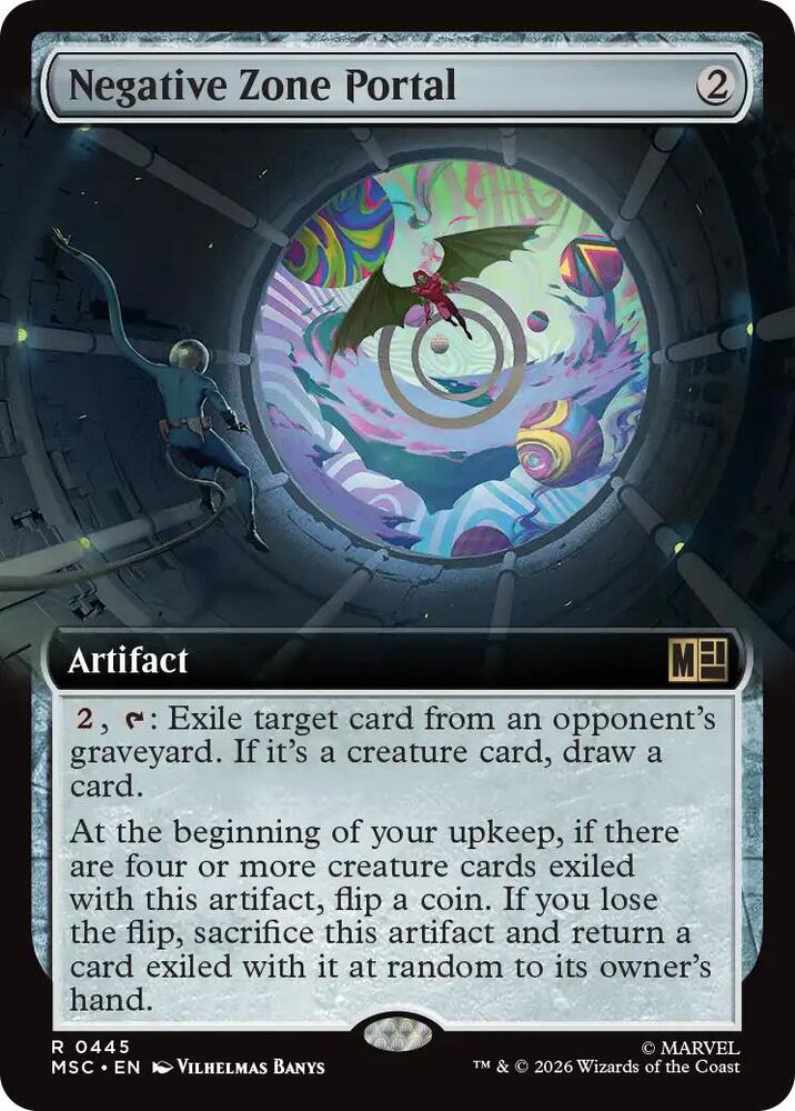 Negative Zone Portal Extended Art 445 (Commander: Marvel Super Heroes)  - Extended Art | Good Games Adelaide SA