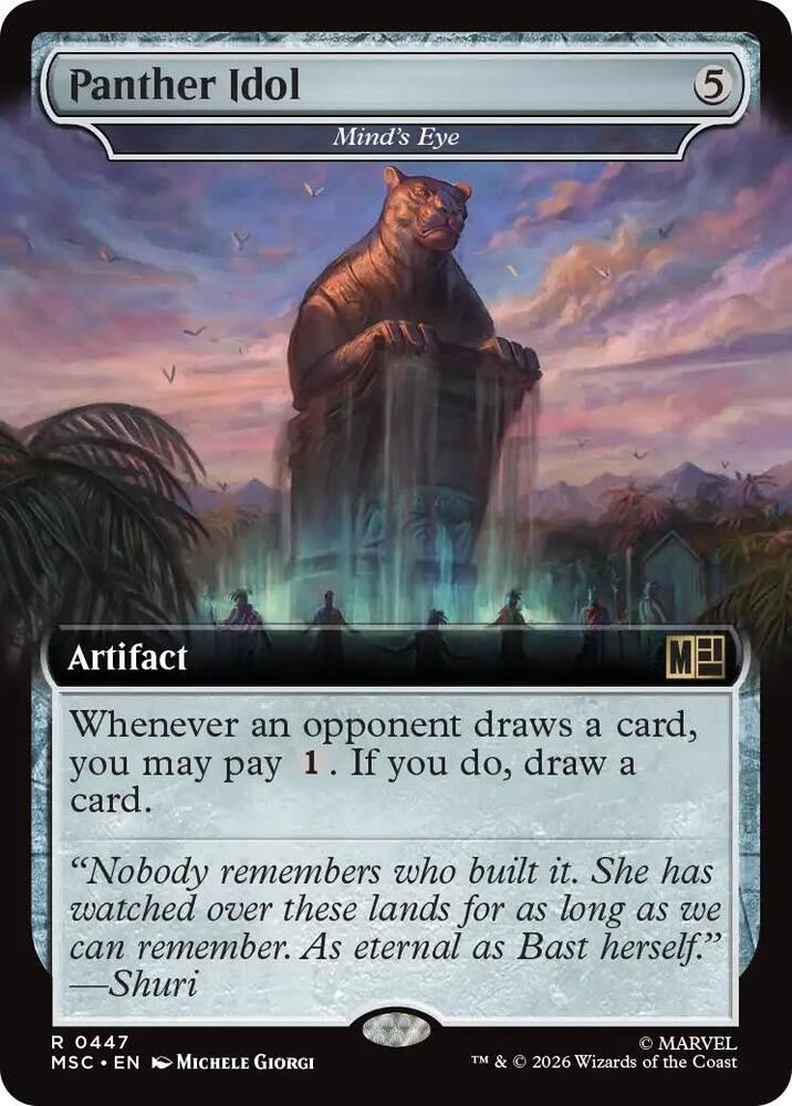 Panther Idol Minds Eye Extended Art 447 (Commander: Marvel Super Heroes)  - Extended Art | Good Games Adelaide SA
