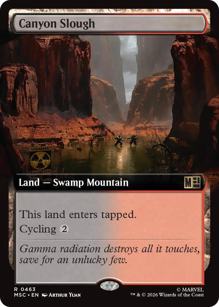 Canyon Slough 463 (Commander: Marvel Super Heroes)  - Extended Art | Good Games Adelaide SA