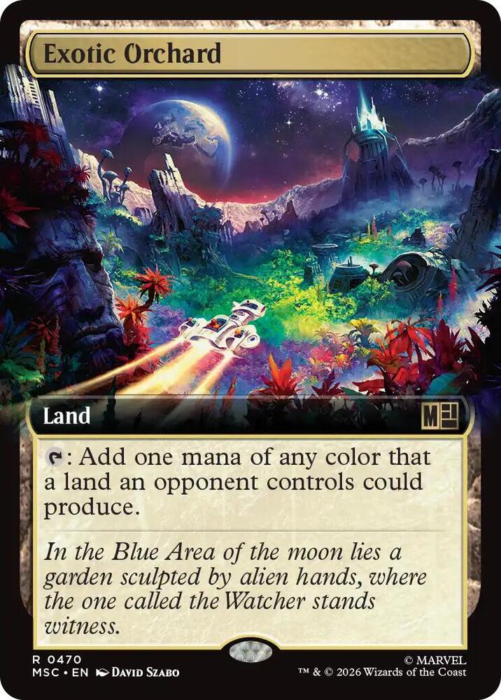 Exotic Orchard Extended Art 470 (Commander: Marvel Super Heroes)  - Extended Art | Good Games Adelaide SA