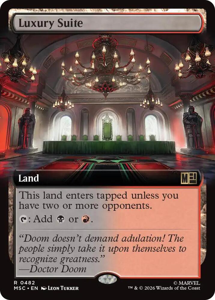 Luxury Suite Extended Art 482 (Commander: Marvel Super Heroes)  - Extended Art | Good Games Adelaide SA
