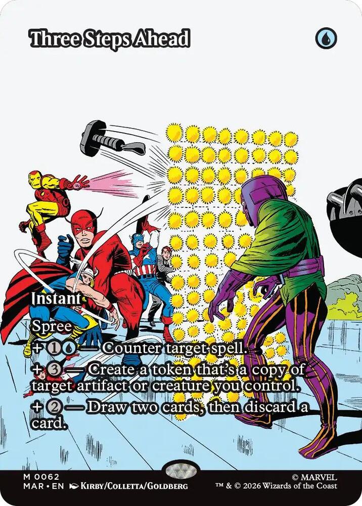 Three Steps Ahead 62 (Marvel Universe Eternal-Legal)  - Borderless Foil | Good Games Adelaide SA