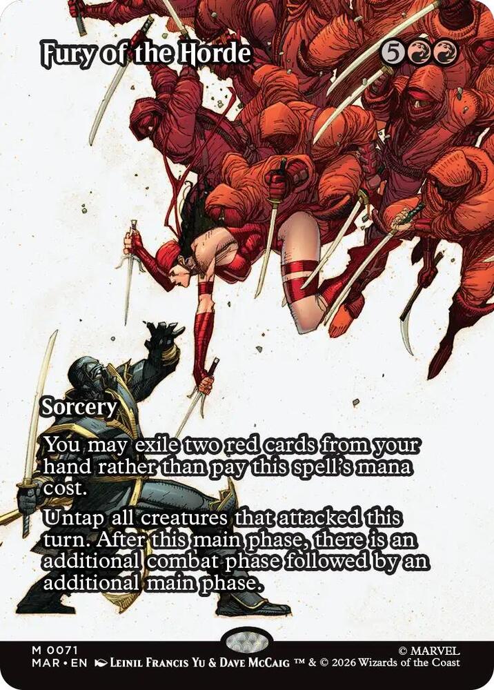 Fury of the Horde Borderless 71 (Marvel Universe Eternal-Legal)  | Good Games Adelaide SA