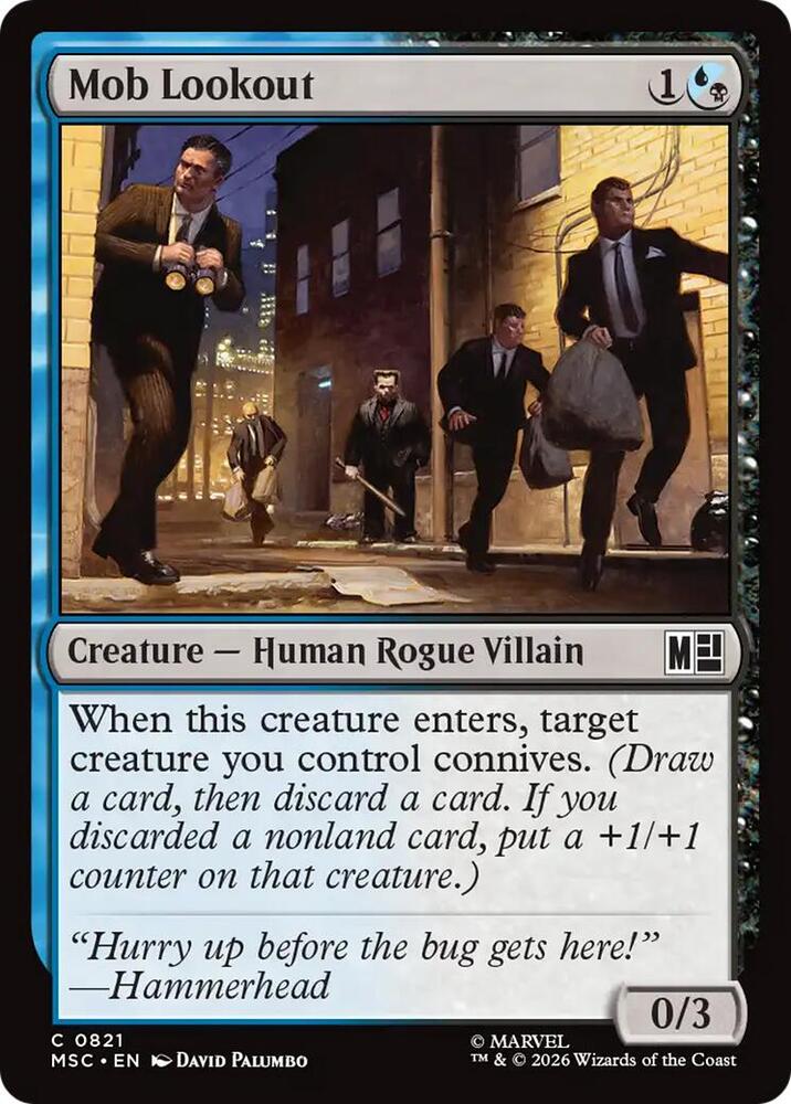 Mob Lookout 821 (Commander: Marvel Super Heroes)  - Foil | Good Games Adelaide SA