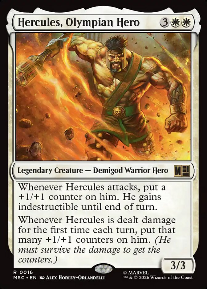 Hercules, Olympian Hero 16 (Commander: Marvel Super Heroes)  | Good Games Adelaide SA