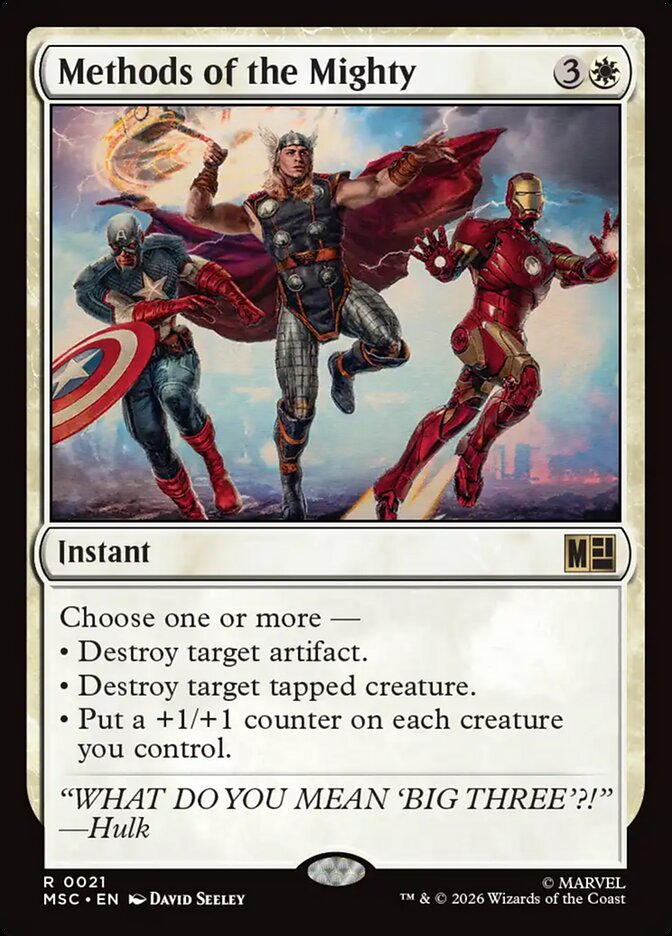 Methods of the Mighty 21 (Commander: Marvel Super Heroes)  | Good Games Adelaide SA