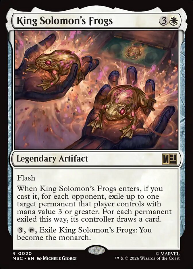King Solomon's Frogs 20 (Commander: Marvel Super Heroes)  | Good Games Adelaide SA