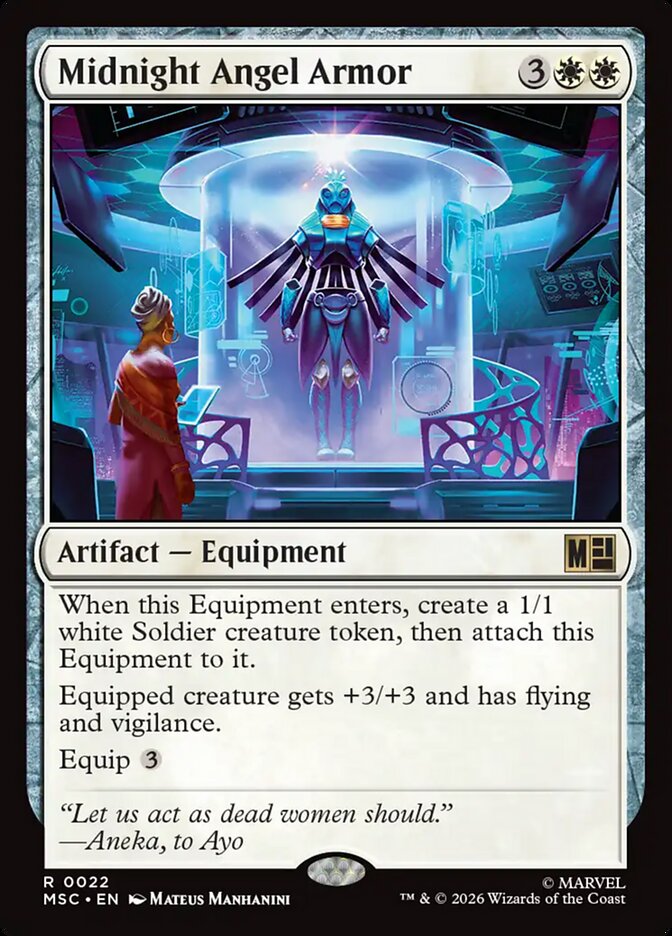 Midnight Angel Armor 22 (Commander: Marvel Super Heroes)  | Good Games Adelaide SA