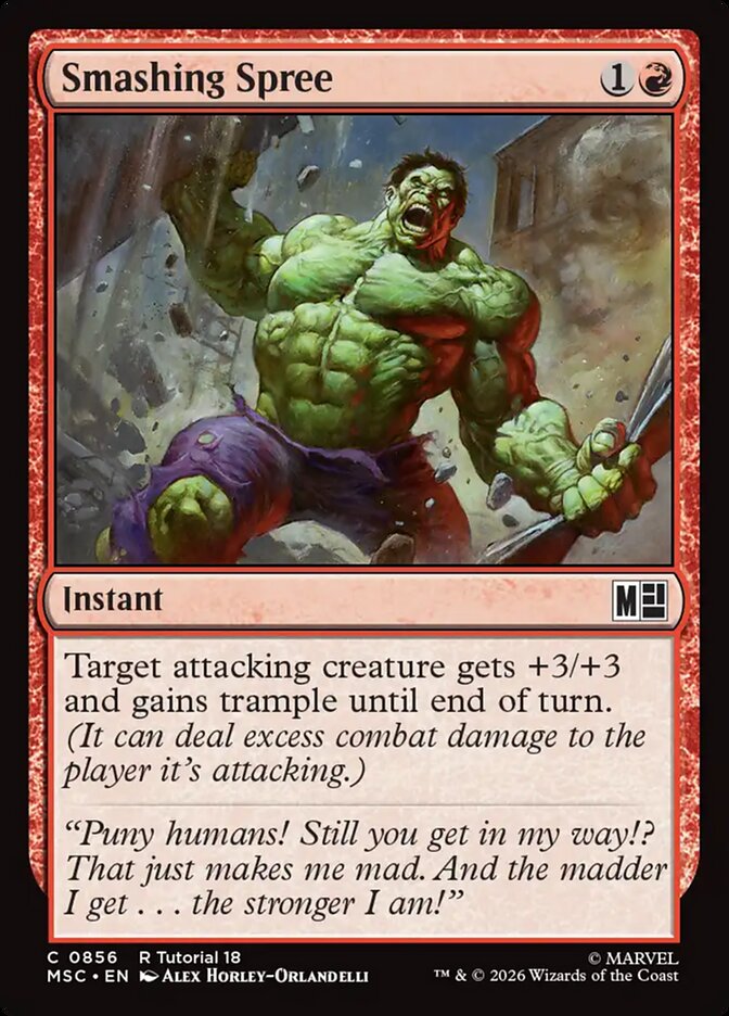 Smashing Spree 856 (Commander: Marvel Super Heroes)  | Good Games Adelaide SA
