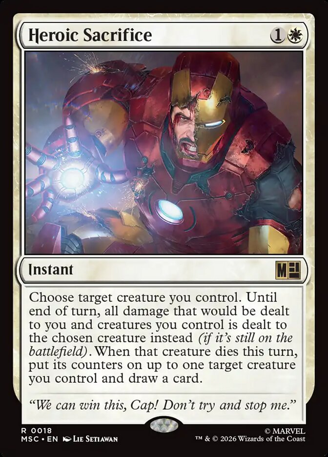 Heroic Sacrifice 18 (Commander: Marvel Super Heroes)  | Good Games Adelaide SA
