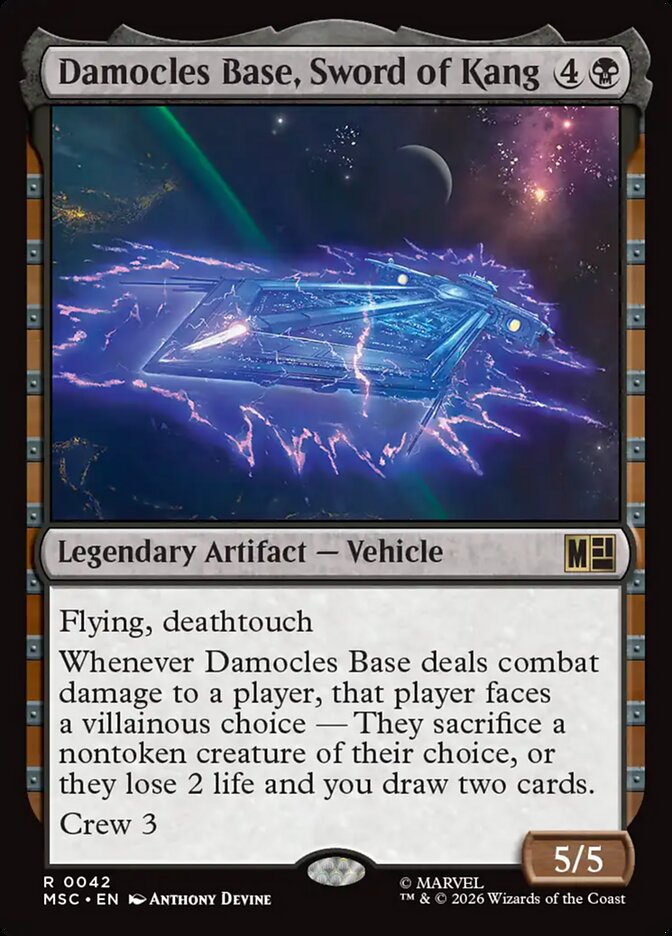 Damocles Base, Sword of Kang 42 (Commander: Marvel Super Heroes)  | Good Games Adelaide SA