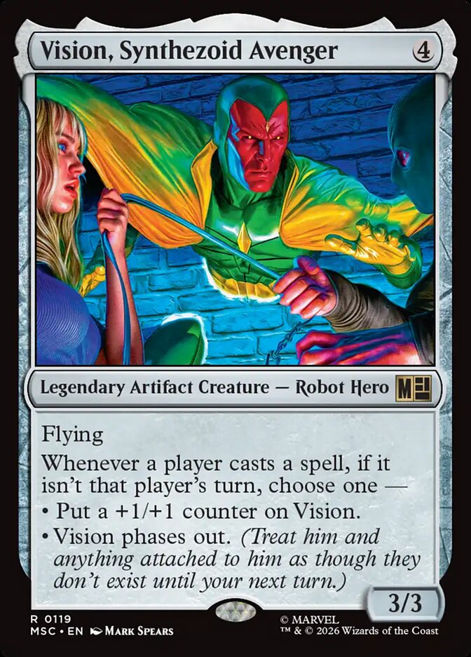 Vision, Synthezoid Avenger 119 (Commander: Marvel Super Heroes)  | Good Games Adelaide SA