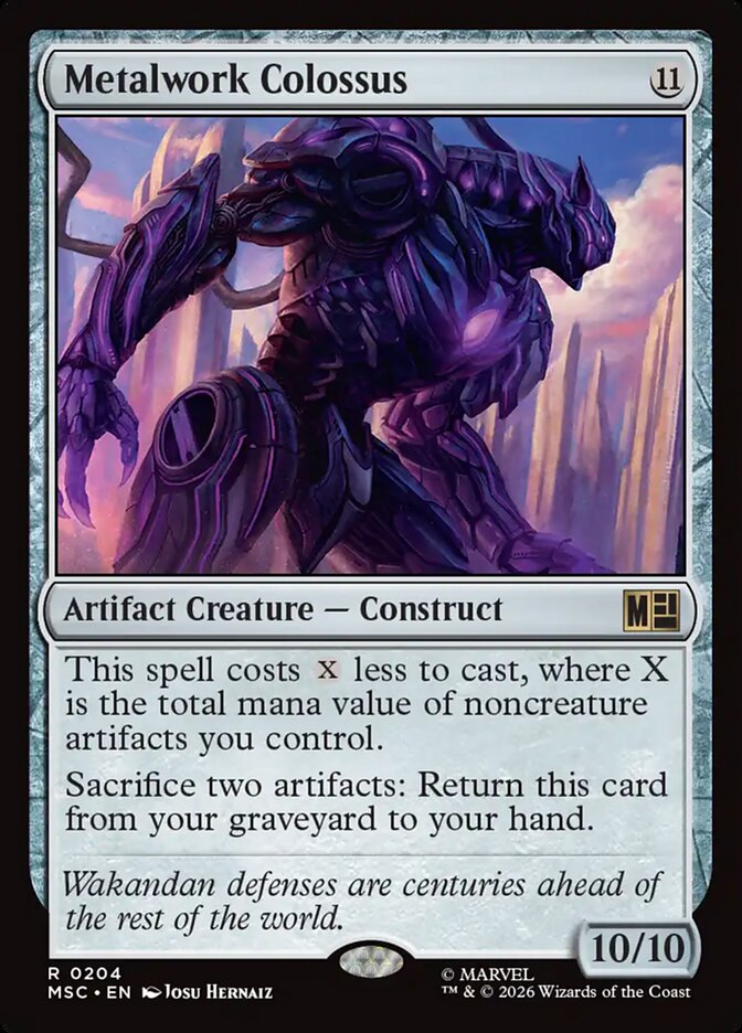 Metalwork Colossus 204 (Commander: Marvel Super Heroes)  | Good Games Adelaide SA