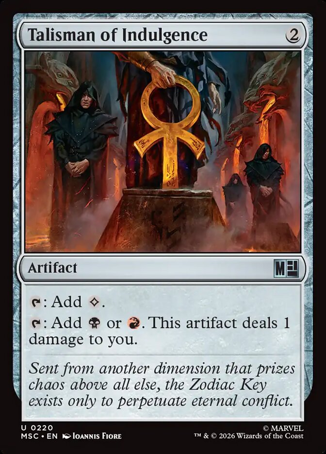 Talisman of Indulgence 220 (Commander: Marvel Super Heroes)  | Good Games Adelaide SA