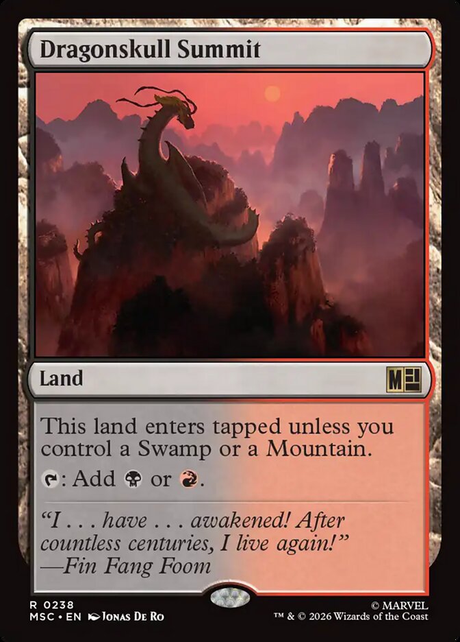 Dragonskull Summit 238 (Commander: Marvel Super Heroes)  | Good Games Adelaide SA