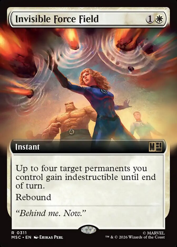 Invisible Force Field Extended Art 311 (Commander: Marvel Super Heroes)  | Good Games Adelaide SA