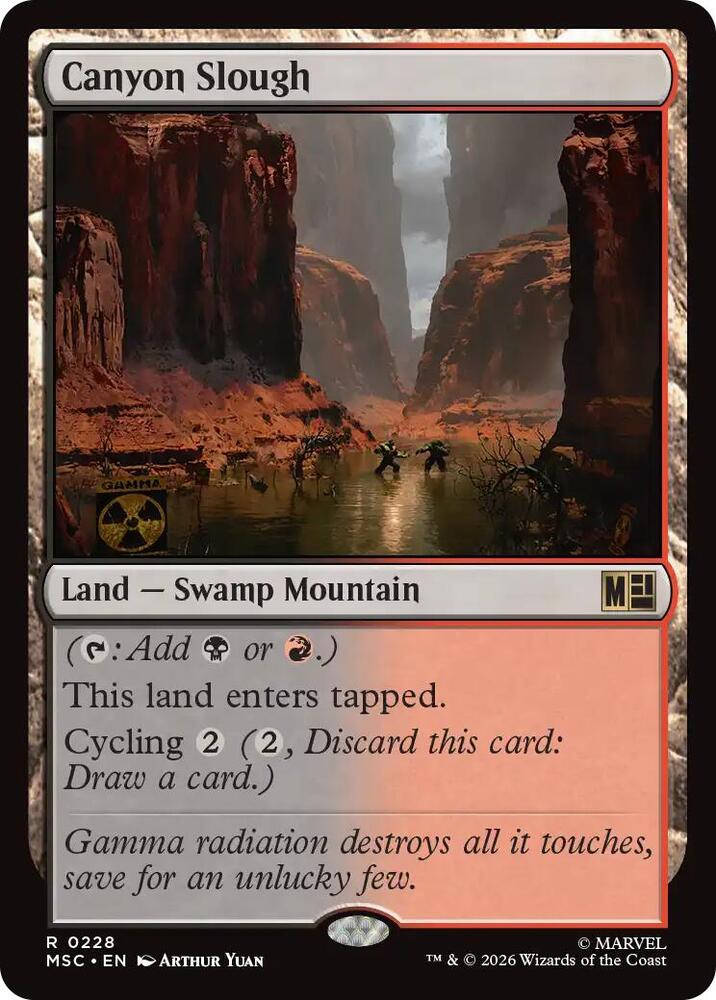 Canyon Slough 228 (Commander: Marvel Super Heroes)  | Good Games Adelaide SA