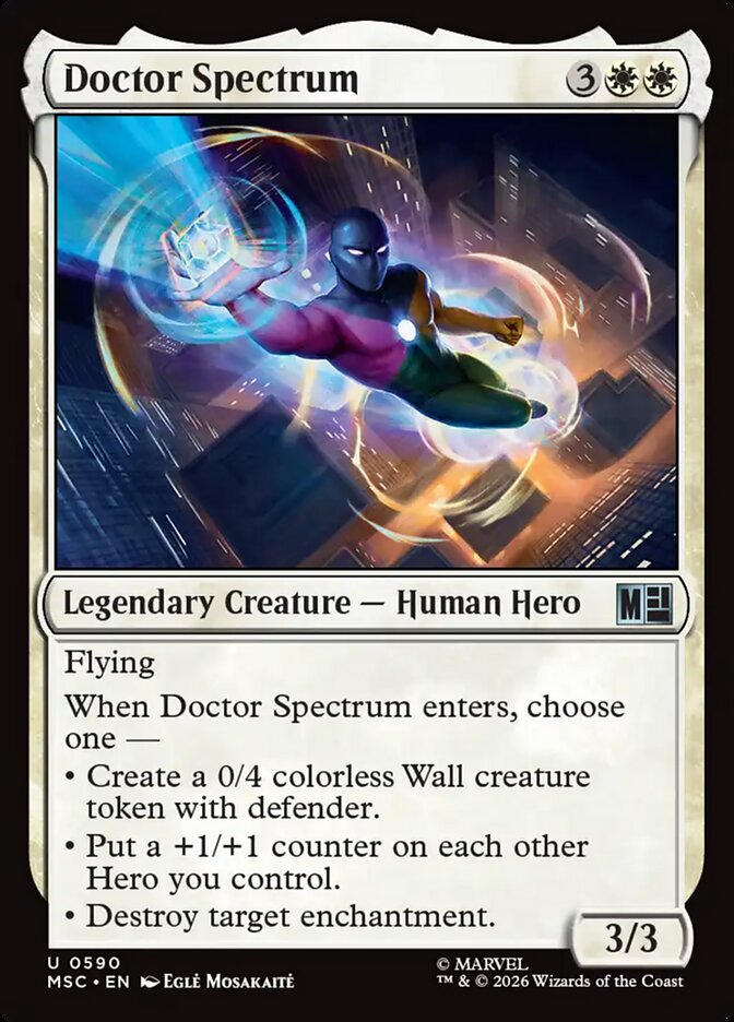 Doctor Spectrum 590 (Commander: Marvel Super Heroes)  - Foil | Good Games Adelaide SA