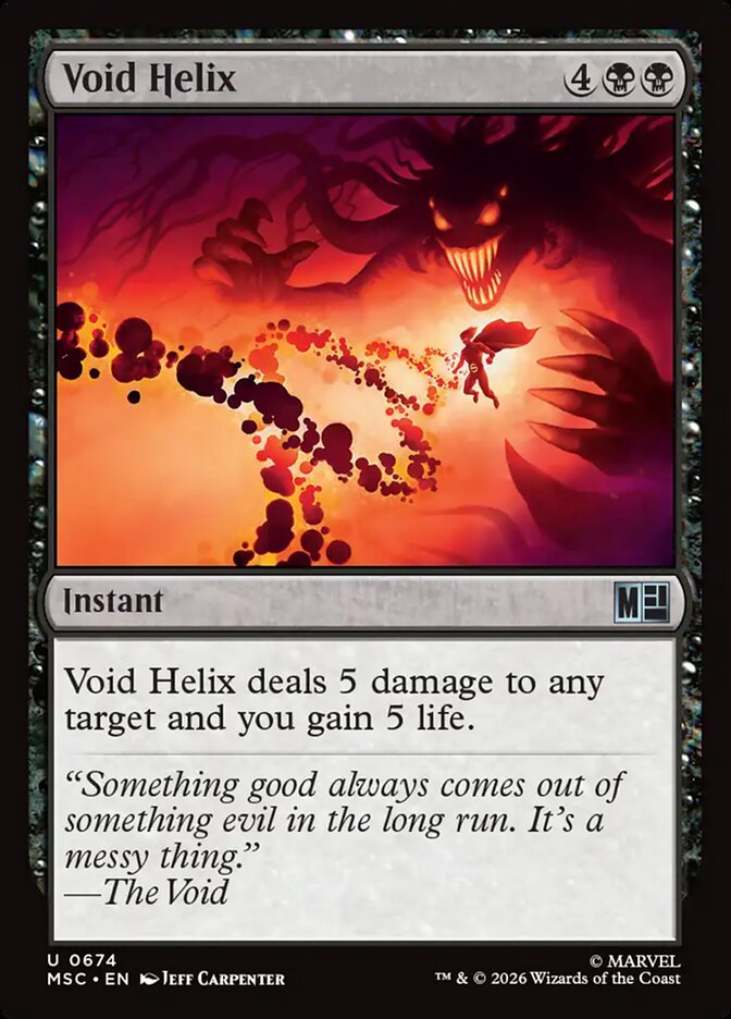 Void Helix 674 (Commander: Marvel Super Heroes)  - Foil | Good Games Adelaide SA