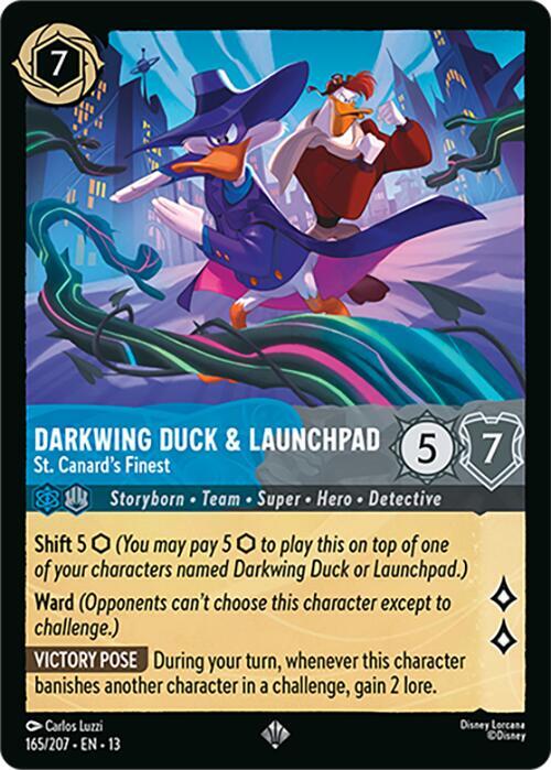 Darkwing Duck and Launchpad, St. Canard's Finest 165/207 (Attack of the Vine!)  | Good Games Adelaide SA