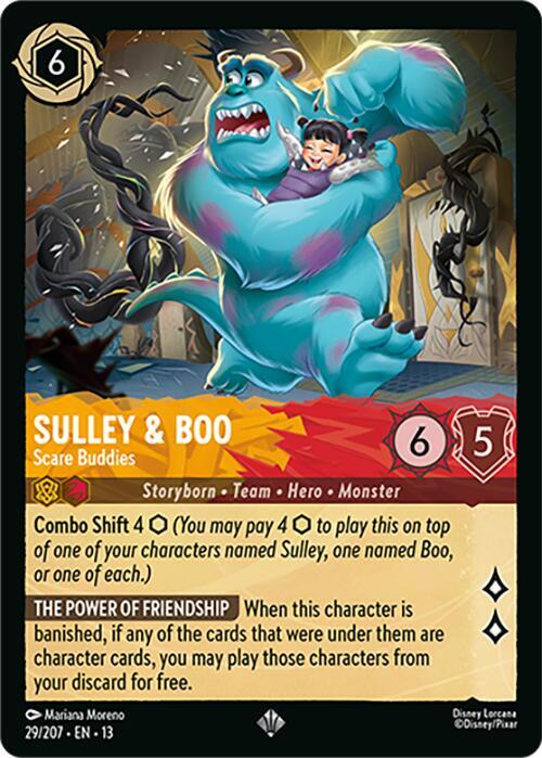 Sulley and Boo, Scare Buddies 29/207 (Attack of the Vine!)  - Cold Foil | Good Games Adelaide SA