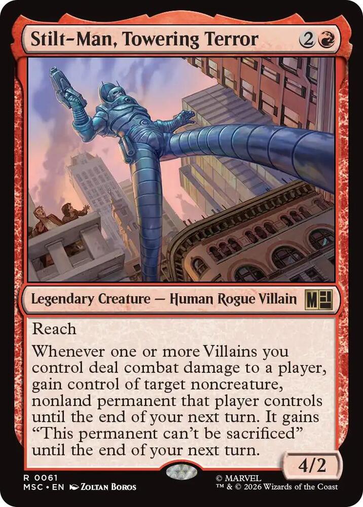 Stilt Man Towering Terror 61 (Commander: Marvel Super Heroes)  | Good Games Adelaide SA