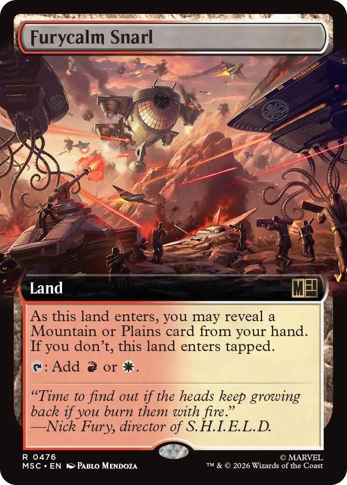 Furycalm Snarl Extended Art 476 (Commander: Marvel Super Heroes)  | Good Games Adelaide SA