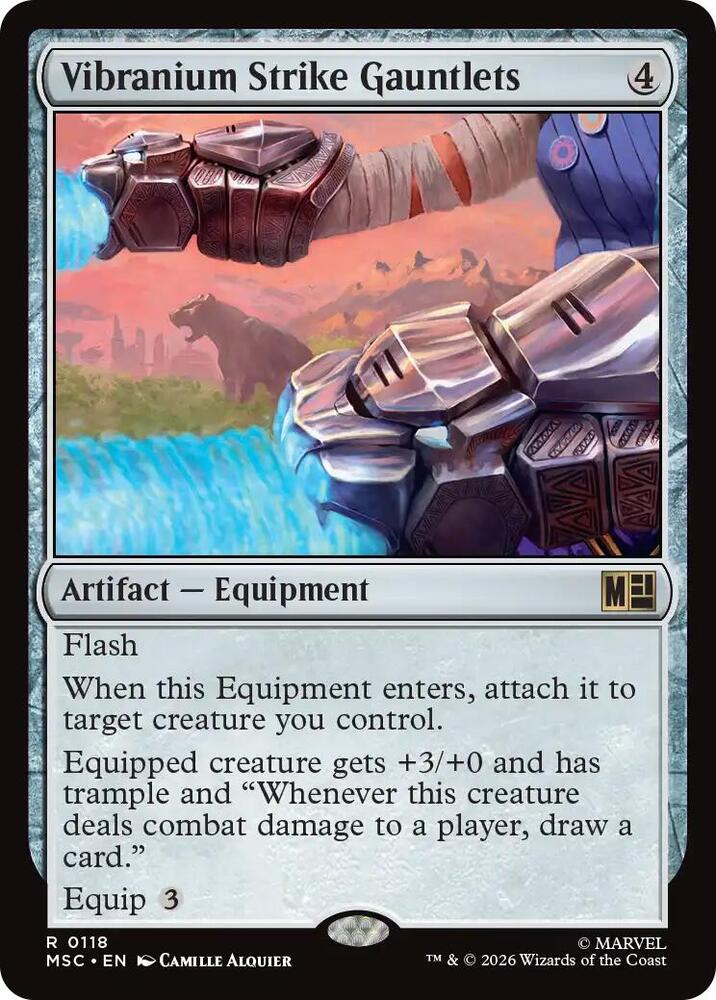 Vibranium Strike Gauntlets 118 (Commander: Marvel Super Heroes)  | Good Games Adelaide SA