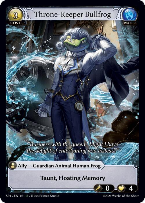 Throne-Keeper Bullfrog 031 (Supporter Pack 4)  | Good Games Adelaide SA
