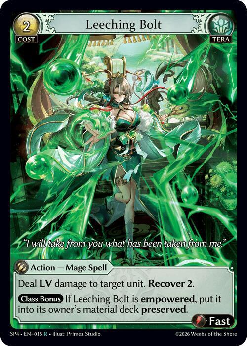 Leeching Bolt 015 (Supporter Pack 4)  | Good Games Adelaide SA