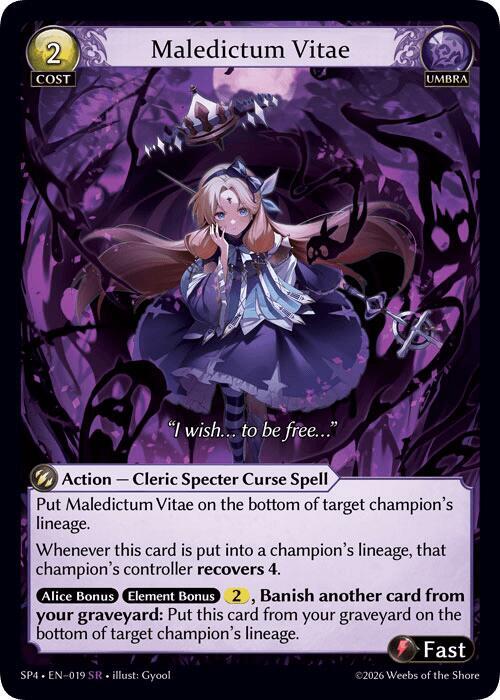Maledictum Vitae 019 (Supporter Pack 4)  | Good Games Adelaide SA