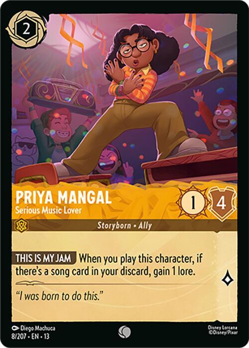 Priya Mangal, Serious Music Lover 8/207 (Attack of the Vine!)  - Cold Foil | Good Games Adelaide SA