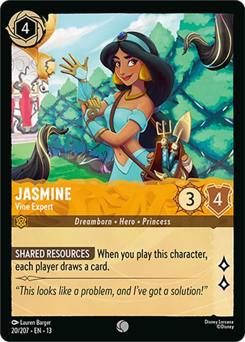 Jasmine, Vine Expert 20/207 (Attack of the Vine!)  - Cold Foil | Good Games Adelaide SA