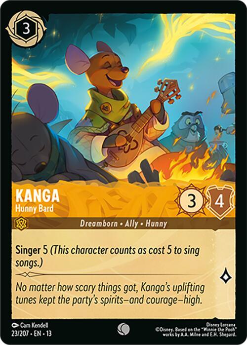 Kanga, Hunny Bard 23/207 (Attack of the Vine!)  - Cold Foil | Good Games Adelaide SA