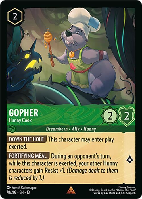 Gopher, Hunny Cook 78/207 (Attack of the Vine!)  | Good Games Adelaide SA