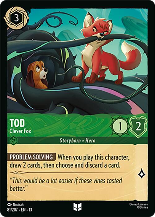 Tod, Clever Fox 81/207 (Attack of the Vine!)  | Good Games Adelaide SA