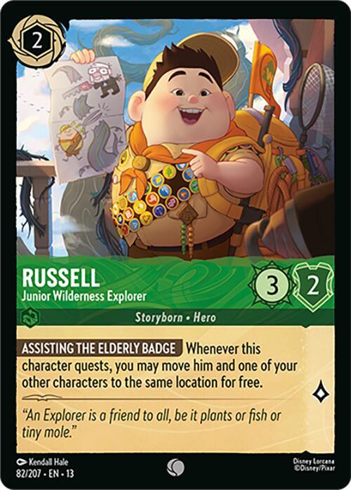 Russell, Junior Wilderness Explorer 82/207 (Attack of the Vine!)  - Cold Foil | Good Games Adelaide SA