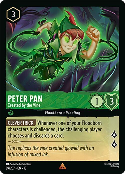 Peter Pan, Created by the Vine 89/207 (Attack of the Vine!)  | Good Games Adelaide SA