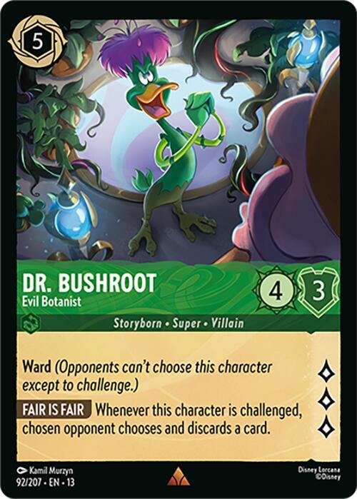 Dr. Bushroot, Evil Botanist 92/207 (Attack of the Vine!)  | Good Games Adelaide SA