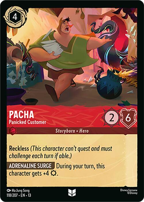 Pacha, Panicked Customer 118/207 (Attack of the Vine!)  - Cold Foil | Good Games Adelaide SA