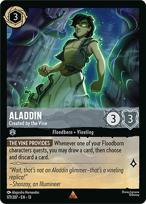 Aladdin, Created by the Vine 177/207 (Attack of the Vine!)  | Good Games Adelaide SA