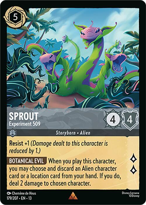 Sprout, Experiment 509 179/207 (Attack of the Vine!)  - Cold Foil | Good Games Adelaide SA