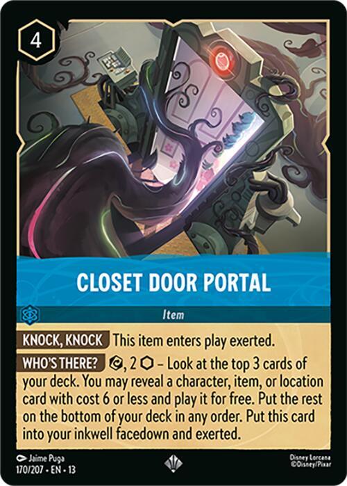 Closet Door Portal 170/207 (Attack of the Vine!)  - Cold Foil | Good Games Adelaide SA