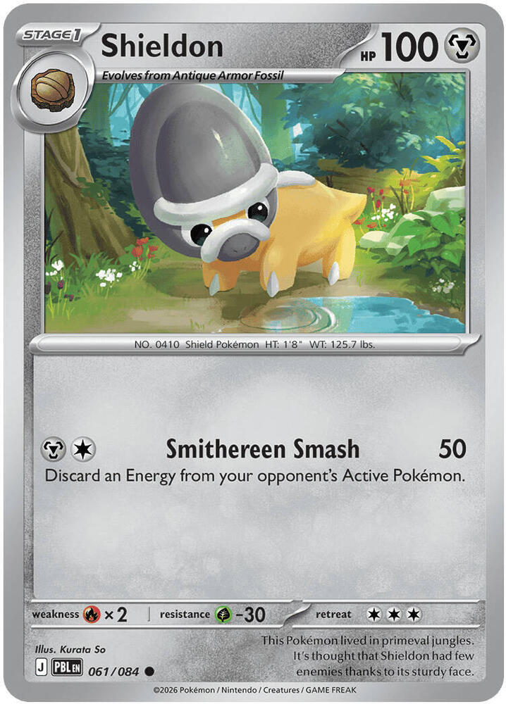 Shieldon 061/084 (ME05: Pitch Black)  - Reverse Holofoil | Good Games Adelaide SA